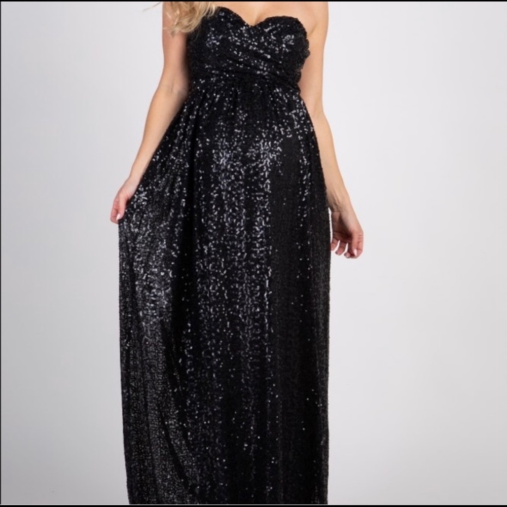 Pink Blush maternity gown